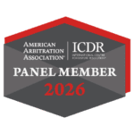 american arbitration association panel member